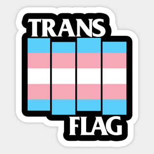 Trans Flag Sticker